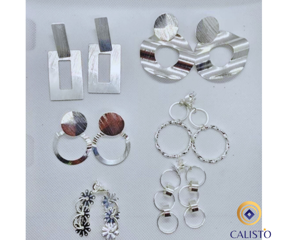 Pack de 6 Aritos + 6 Bolsitas de Regalo